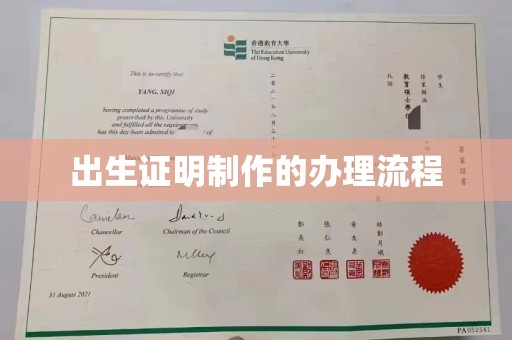富川出生证明制作的办理流程
